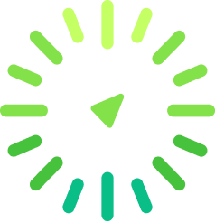 Decorative circle graphic