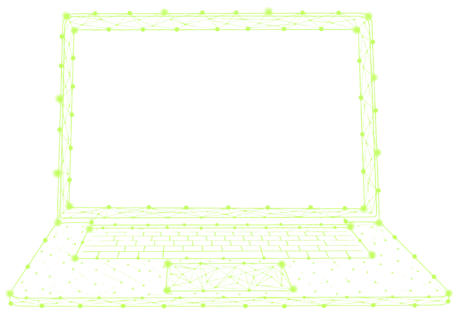 Laptop displaying geospatial mapping software